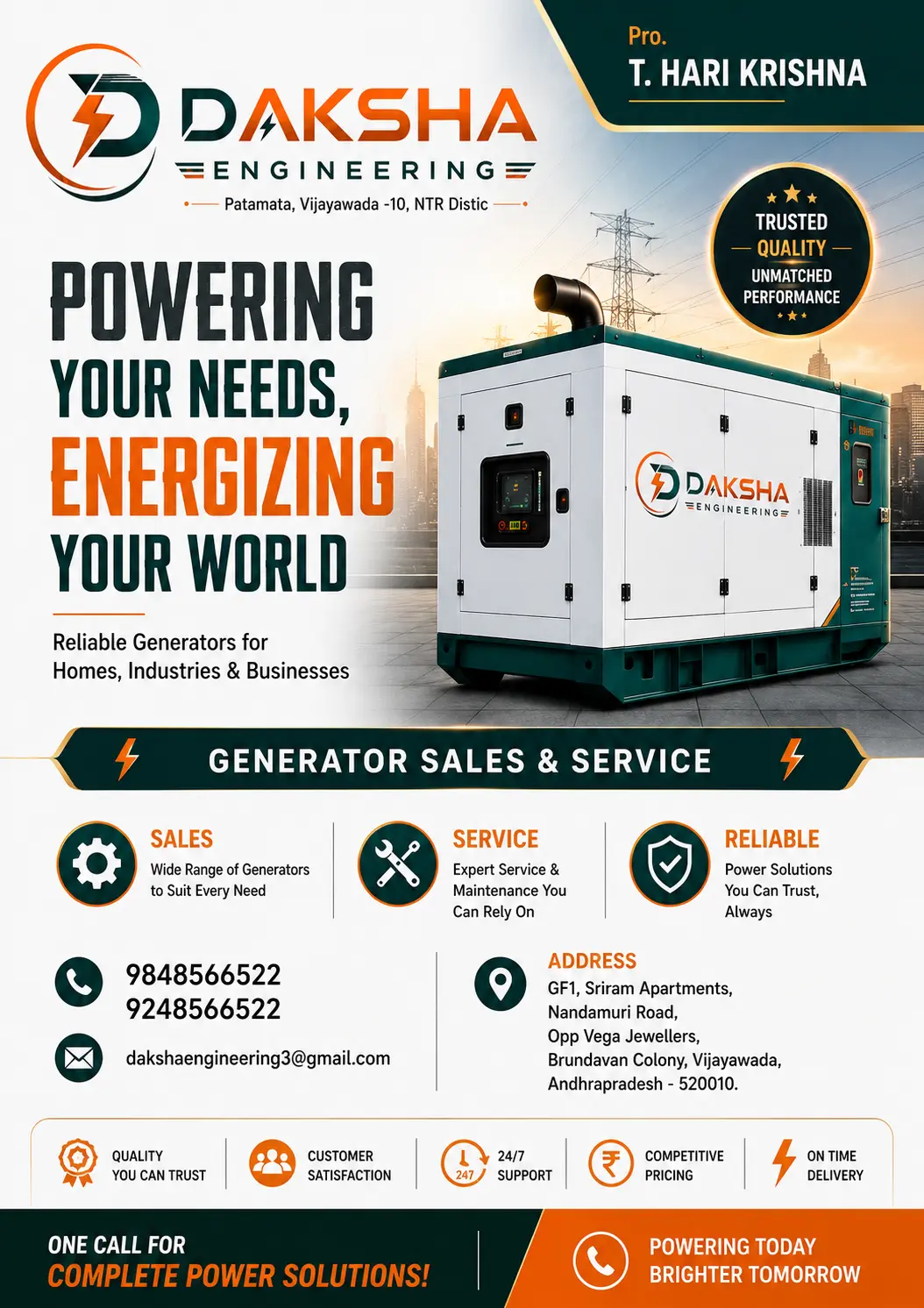 Caterpillar Generator Service