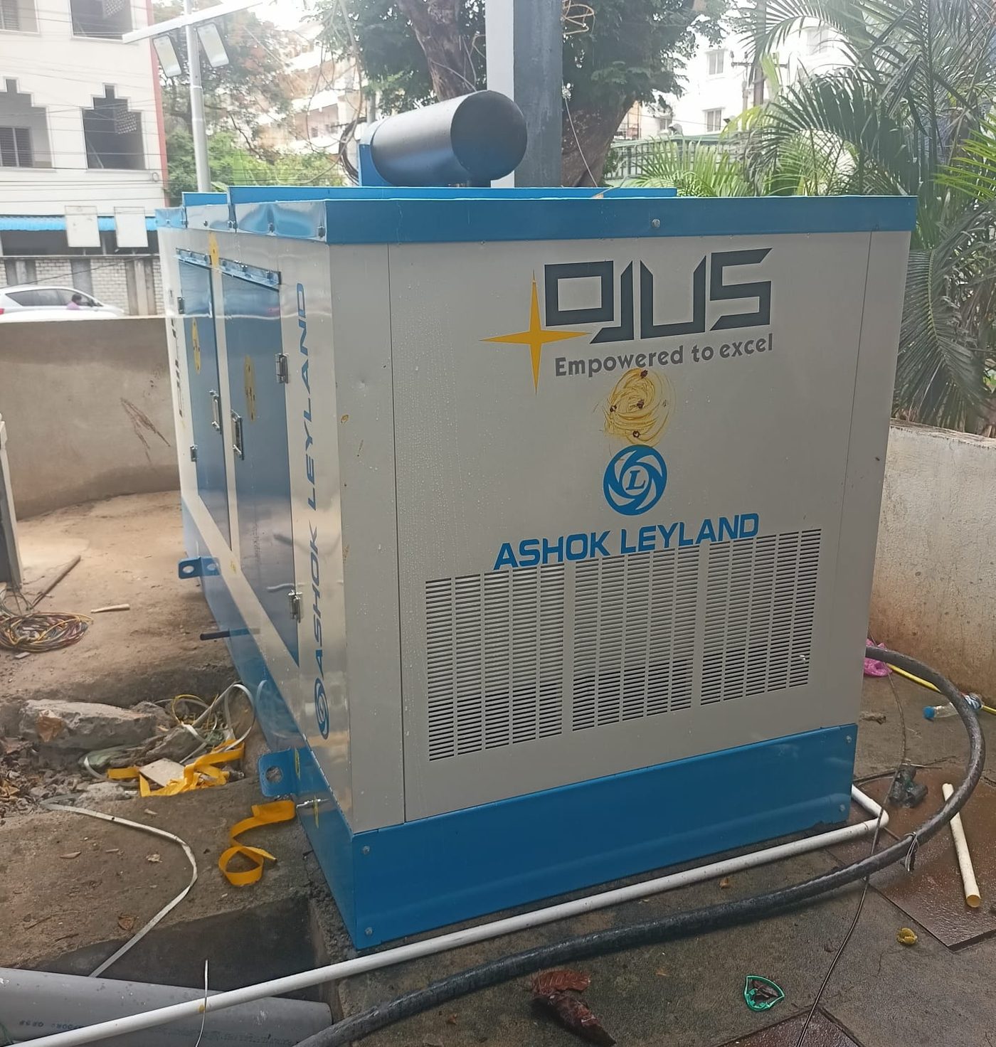 Ashok Leyland OJUS generator installation